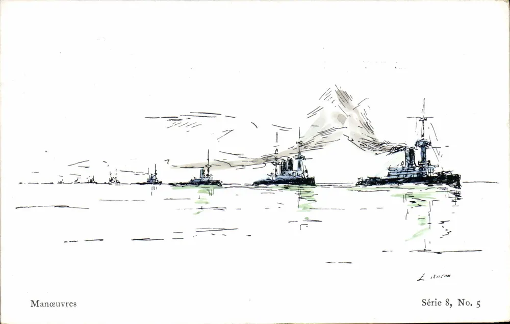 Manœuvres — Serie 8, Nr. 5 — L. Noran - Vorderseite