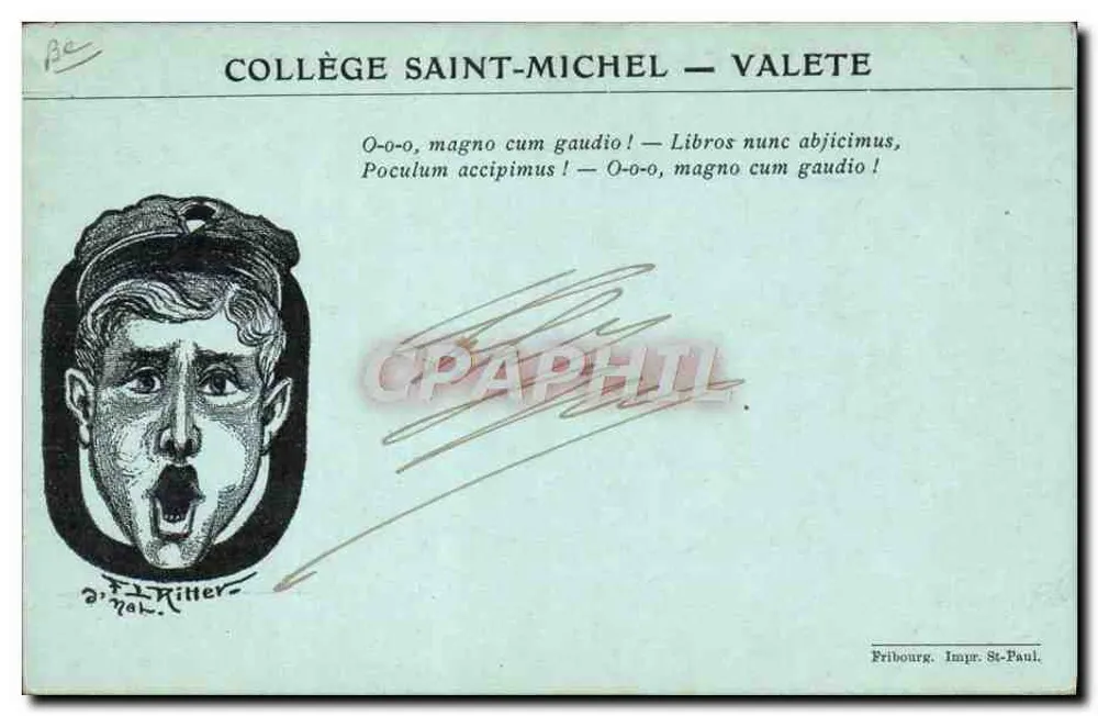 Kollegium Saint-Michel — Valeté — Ritter d'nak. - Rückseite