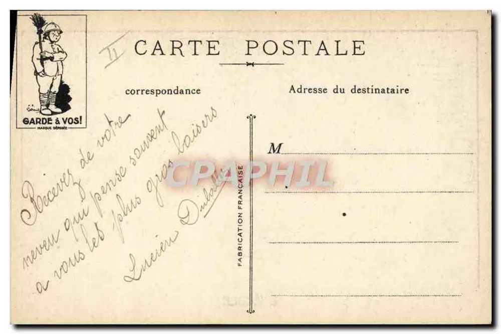 A ESCOLA — caricatura de tanques em classe — T. P. Godriau - Verso
