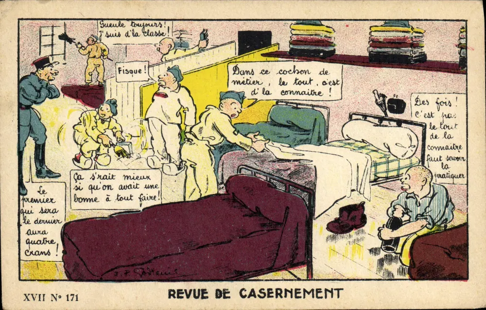 Revue de Casernement — XVII N° 171 — F. P. Pottier - Frente