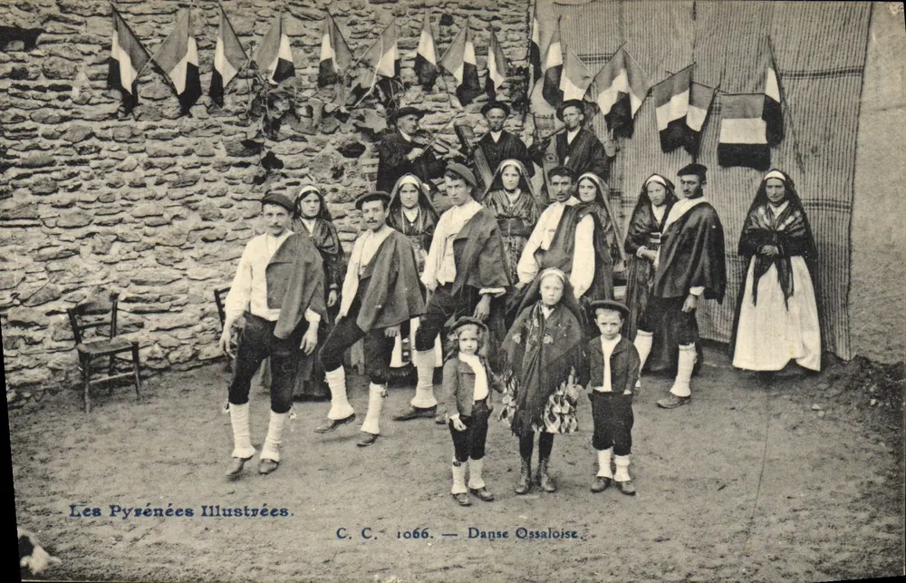 Dança Ossaloise — Les Pyrénées Illustrées, C.C. 1066 - Frente