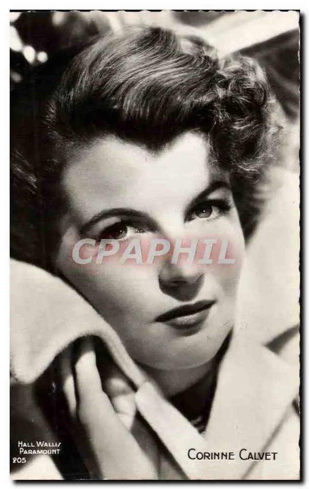 Corinne Calvet — Retrato — Hall Wallis/Paramount, n°205 - Frente