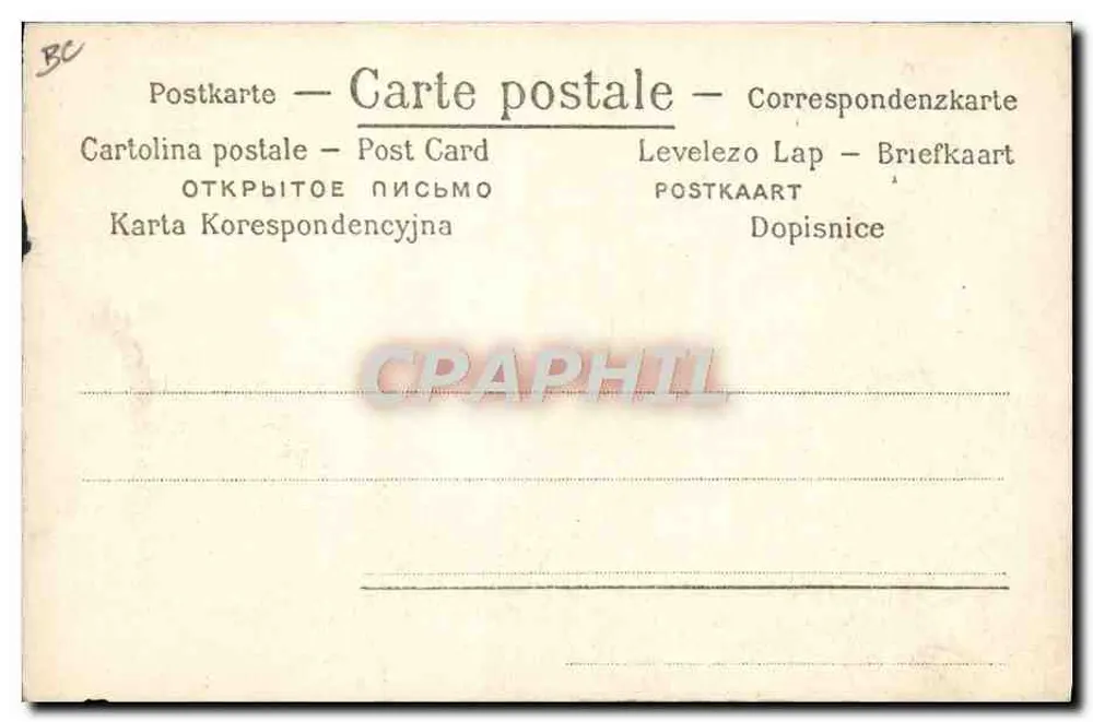 Die Herrscher Italiens in Paris — Prozession — Verlag C. L. C. - Rückseite