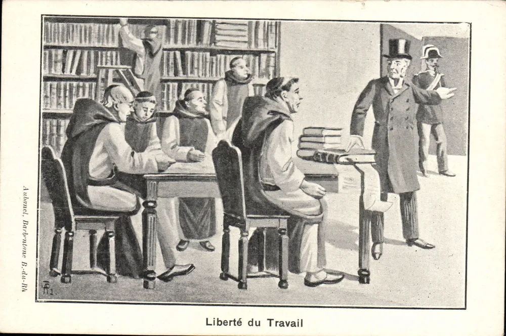 Liberdade do Trabalho — Sujeto político — editor Aubinmel, Barbontone, R.-du-Rh, n° R1 - Frente