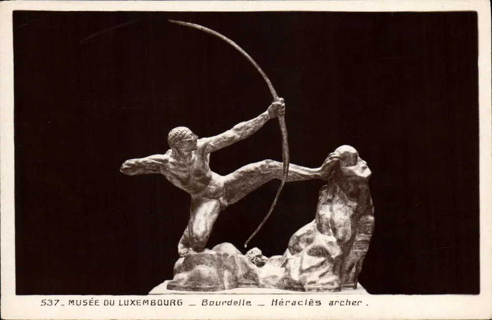 Museu do Luxembourg — Héracles arqueiro por Bourdelle — n° 537 - Frente