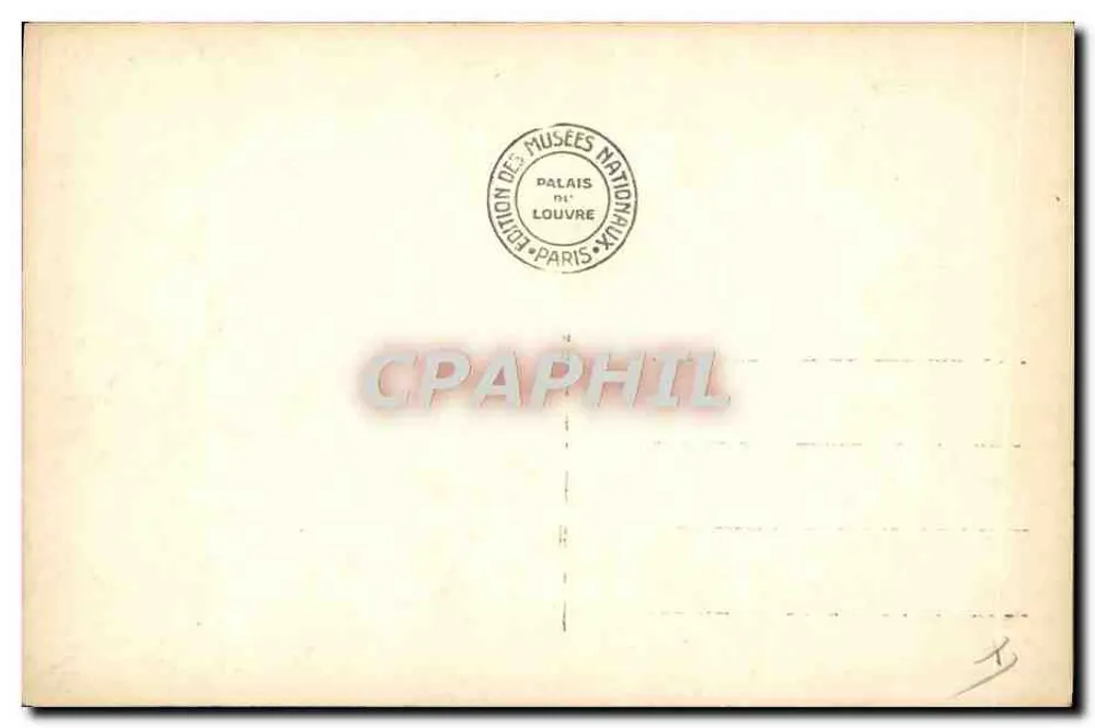 Museu do Luxembourg — Héracles arqueiro por Bourdelle — n° 537 - Verso
