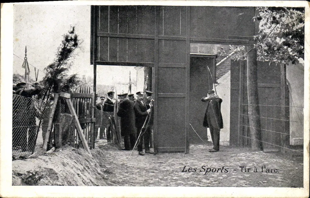 Bogenschießen — Sport. - Bogenschießen. — Imp. Émile Decaup & Cie, Paris - Vorderseite