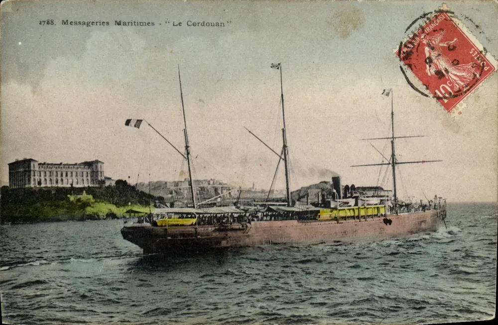 Le Cordouan — Messageries Maritimes — n°2788 - Recto