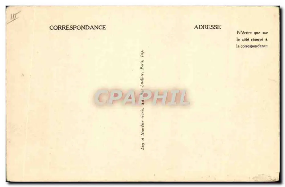 Dampfschiff "CUBA" — French Line — Cie Générale Transatlantique — Vapores Correos Franceses - Rückseite