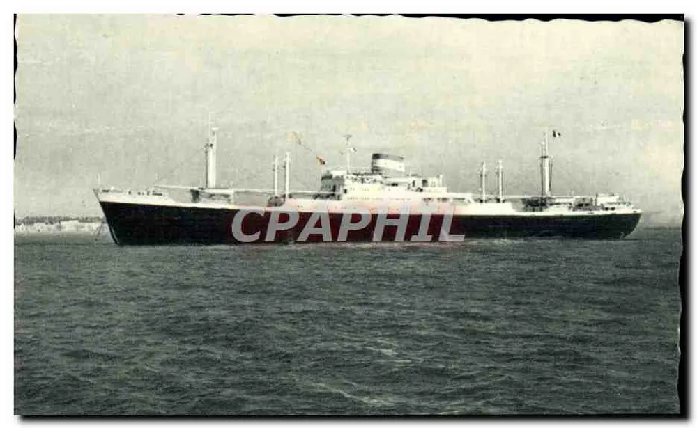 Dampfschiff "Clément Ader" — Compagnie Maritime des Chargeurs Réunis — Foto von Philippe Boudry - Vorderseite