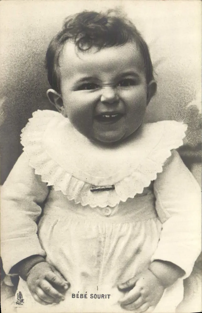 Baby lächelt — Serie 219 — Verlag Raphael Tuck & Fils, Paris - Vorderseite