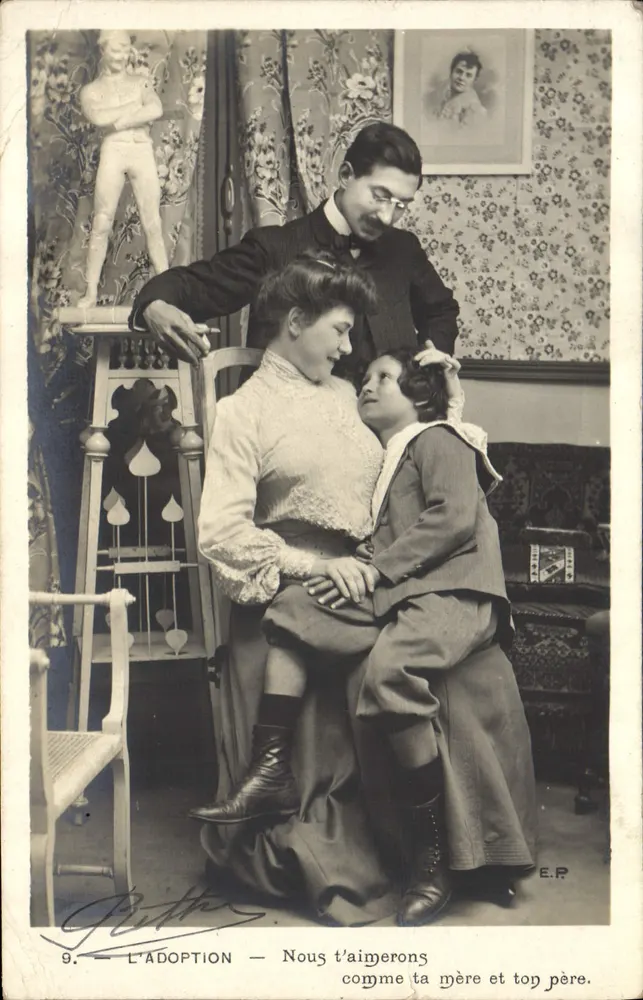 ADOPTION — Wir werden dich wie deine Mutter und deinen Vater lieben — E.P. — n°9 - Vorderseite