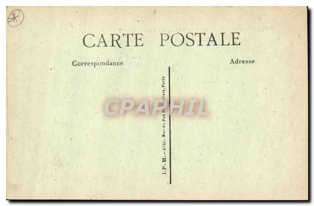 Paris — Jardin des Plantes — Der Gepard — Verlag I.P.M. n°315 - Rückseite