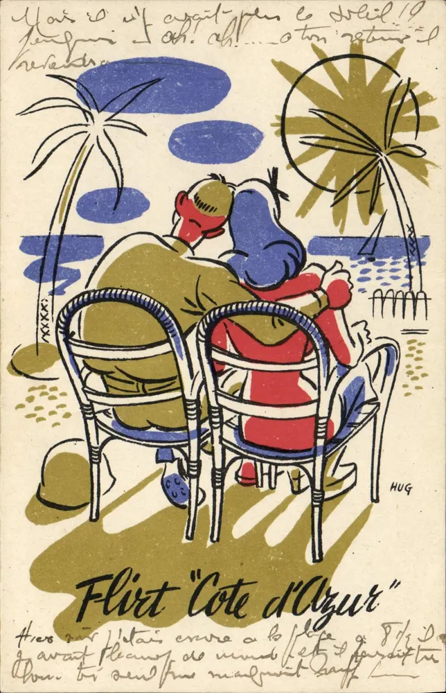 Flirt "Côte d'Azur" — Editions A.P. Monte-Carlo, n° 143 - Vorderseite