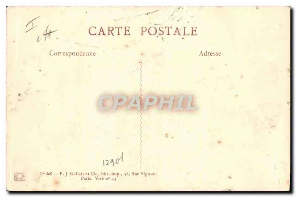 Orphelins — scène d'adieu — HORNECKER - Orphelins. (éditeur IMPRIMÉ SUR LA CARTE) - Rückseite