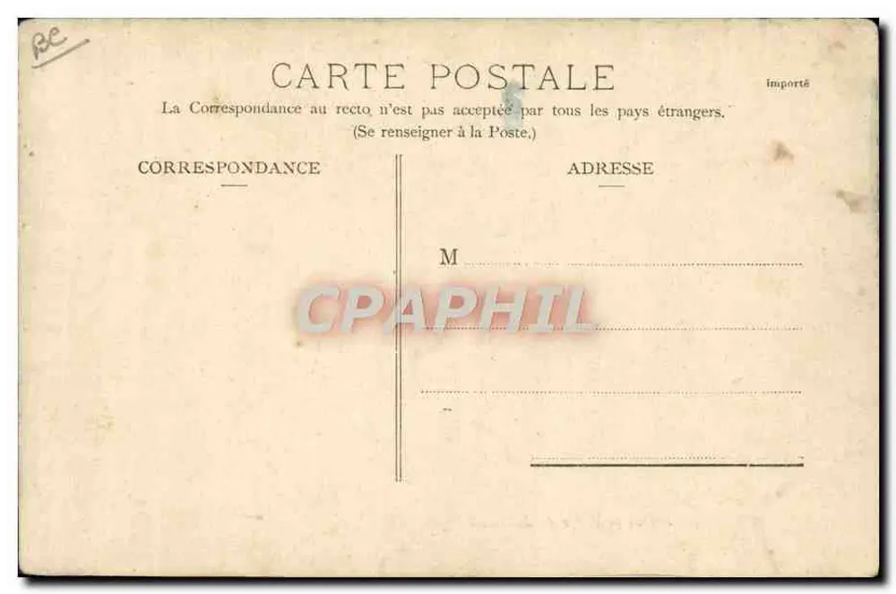 Zwei Frauen auf Pferden — Bauerninnen aus dem Tal von Larbouse — Verlag Véllatte, Tarbes - Rückseite
