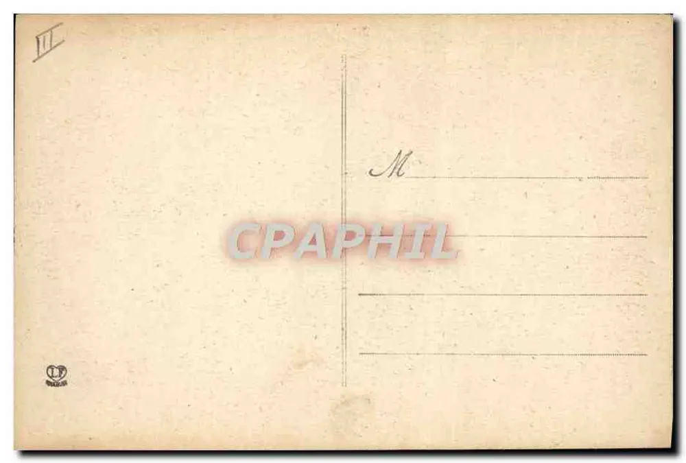 Alte Pyrenäen-Kleidung — 4. Kleidung von Esquiez-Luz (Hautes-Pyrénées) — Phototypie Labouche Frères, Toulouse - Rückseite