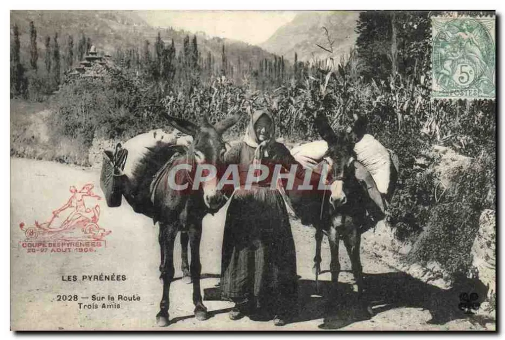 De Pyreneeën — Op de Route van de Drie Vrienden — Coupes van de Pyreneeën 20-27 augustus 1906 - Voorkant