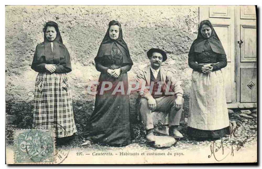 Cauterets — Einwohner und Trachten der Region — Mary-Rose - Vorderseite