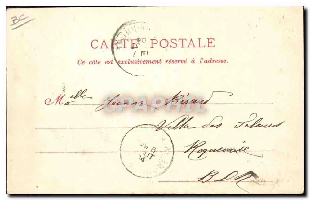 Cauterets — Einwohner und Trachten der Region — Mary-Rose - Rückseite