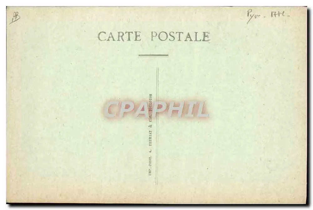 SALIES-de-BÉARN — Einige Typen alter Sabassennes — Imp. Phot. A. THIBRAZ & Cie. THIBOUSSER - Rückseite