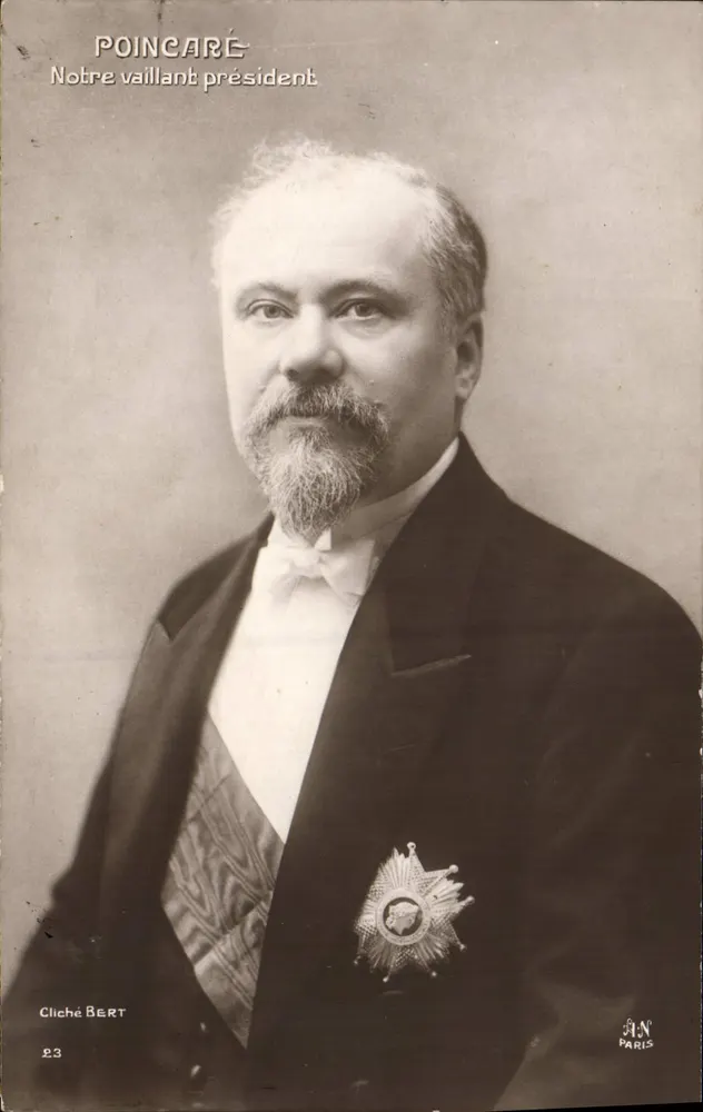 Poincaré — Unser tapferer Präsident — Cliché Bert, Paris, N° 23 - Vorderseite