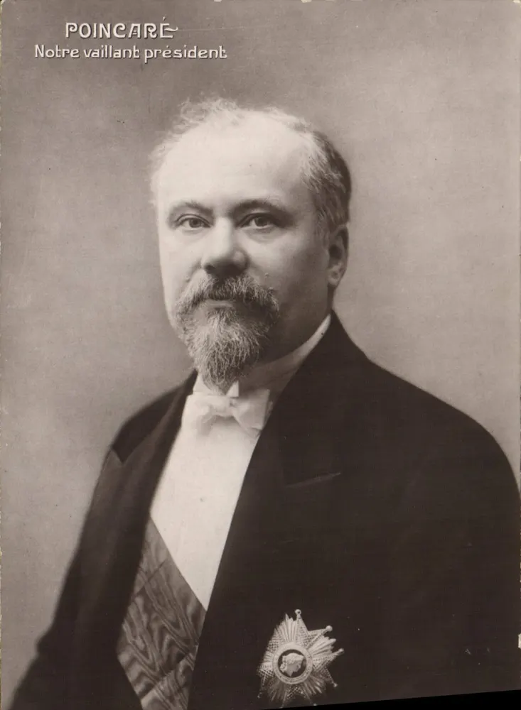 Poincaré — Unser tapferer Präsident — Patriotische Galerie N° 23 - Vorderseite
