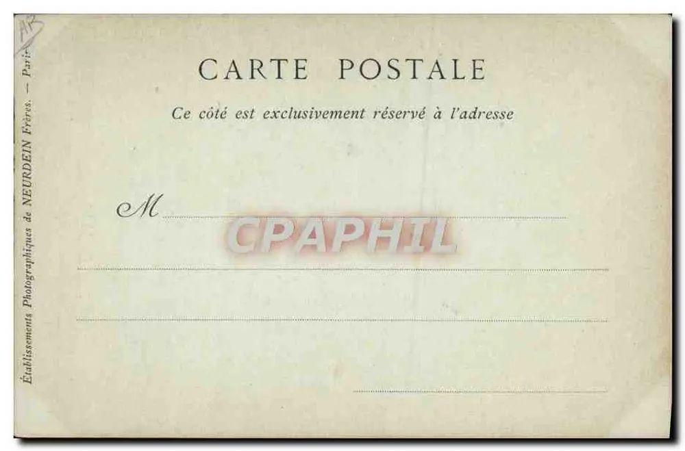 Thiers — Historiker und Politiker — Sammlung ND Foto Nr. 252 - Rückseite