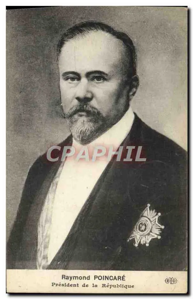 Raymond POINCARE — Präsident der Republik — EFD - Vorderseite