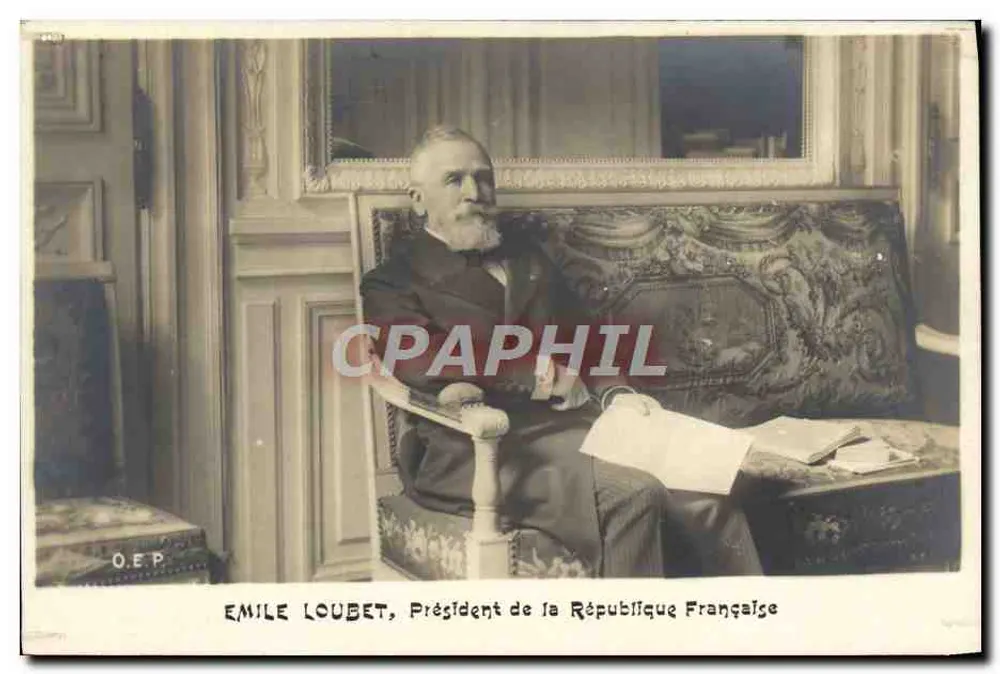 Émile Loubet, Präsident der Französischen Republik — O.E.P. — Nr. 1001 - Vorderseite
