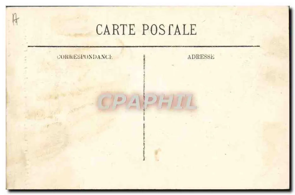 Raymond Poincaré, zum Präsidenten der Republik gewählt — Foto Henri Manuel, 17. Januar 1913 - Rückseite