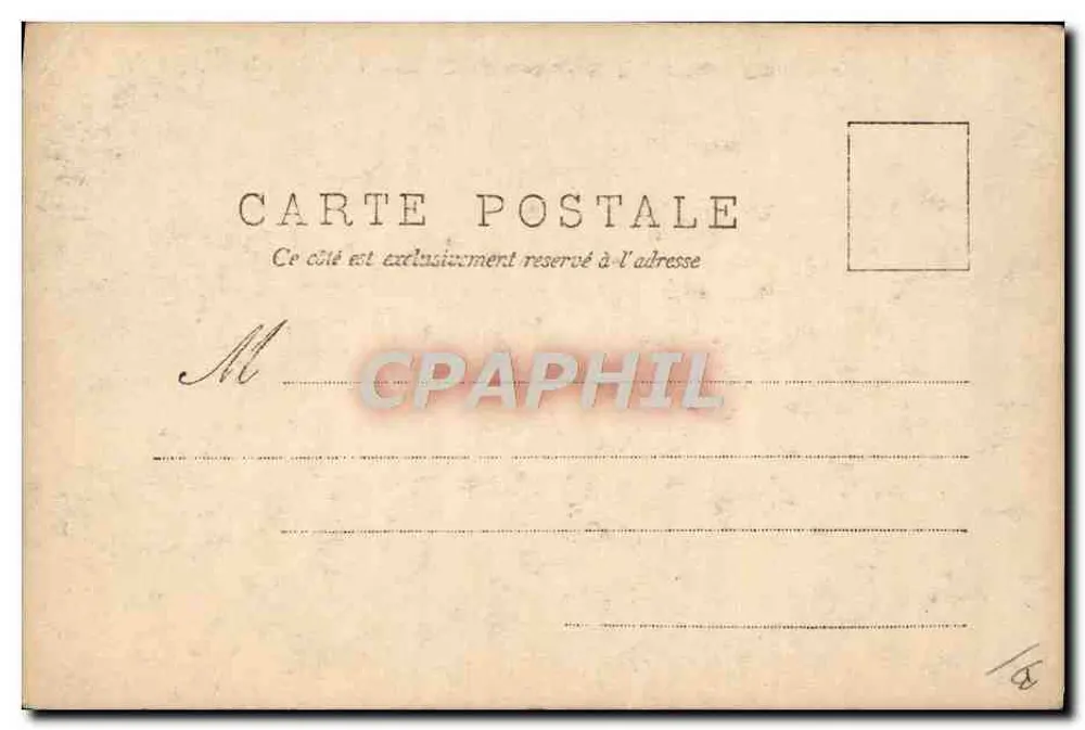 Émile Loubet, Präsident der Französischen Republik — O.E.P. — Édit. de la Coll. Dorante Speroni - Rückseite