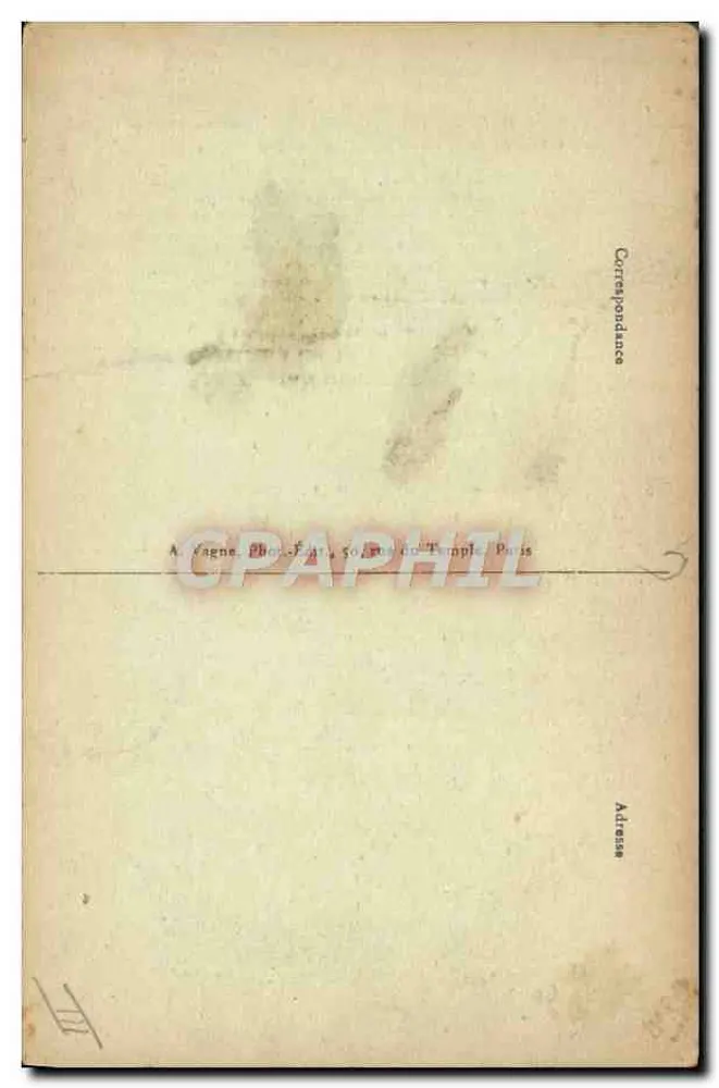 Herr Gaston Doumergue — Präsident der Republik — J.H. (Verlag) - Rückseite