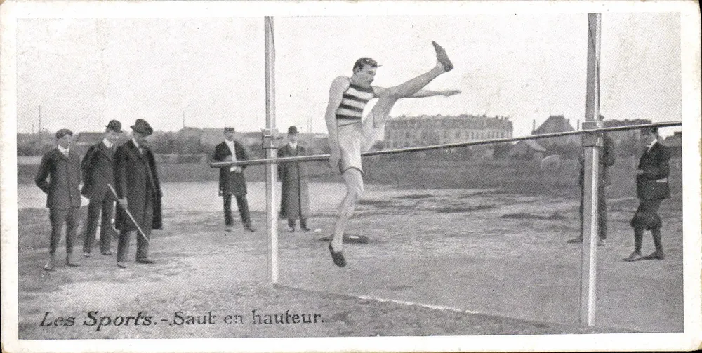 Hochsprung — Sport — unbekannter Verlag, Seriennummer nicht sichtbar - Vorderseite