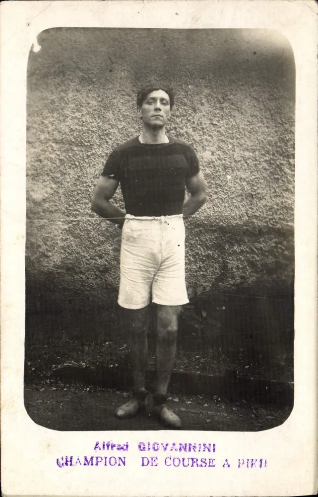 Alfred Giovannini — Champion des Laufens — kein Verlag oder Nummer sichtbar - Vorderseite