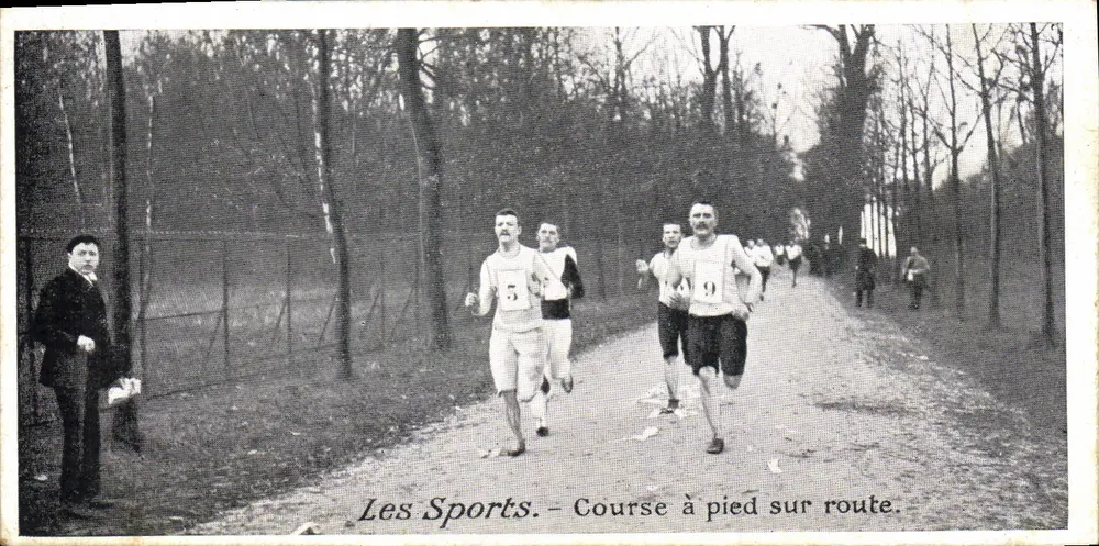Lauf auf der Straße — Sport — Lauf auf der Straße - Vorderseite