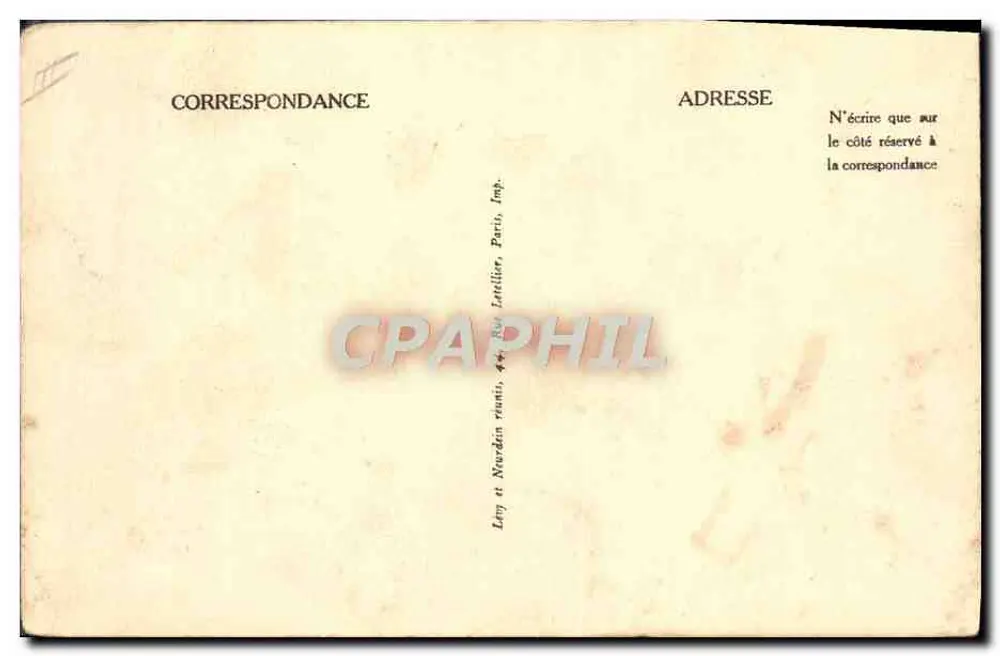 Dampfschiff "CUBA" — French Line — Transatlantisch — Vapores Correos Franceses - Rückseite