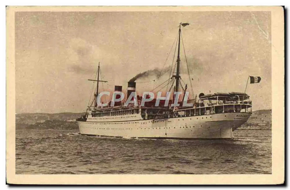 S.S. "Canada" — vapor da C° Cyp. Fabre — editor C° Cyp. Fabre - Frente