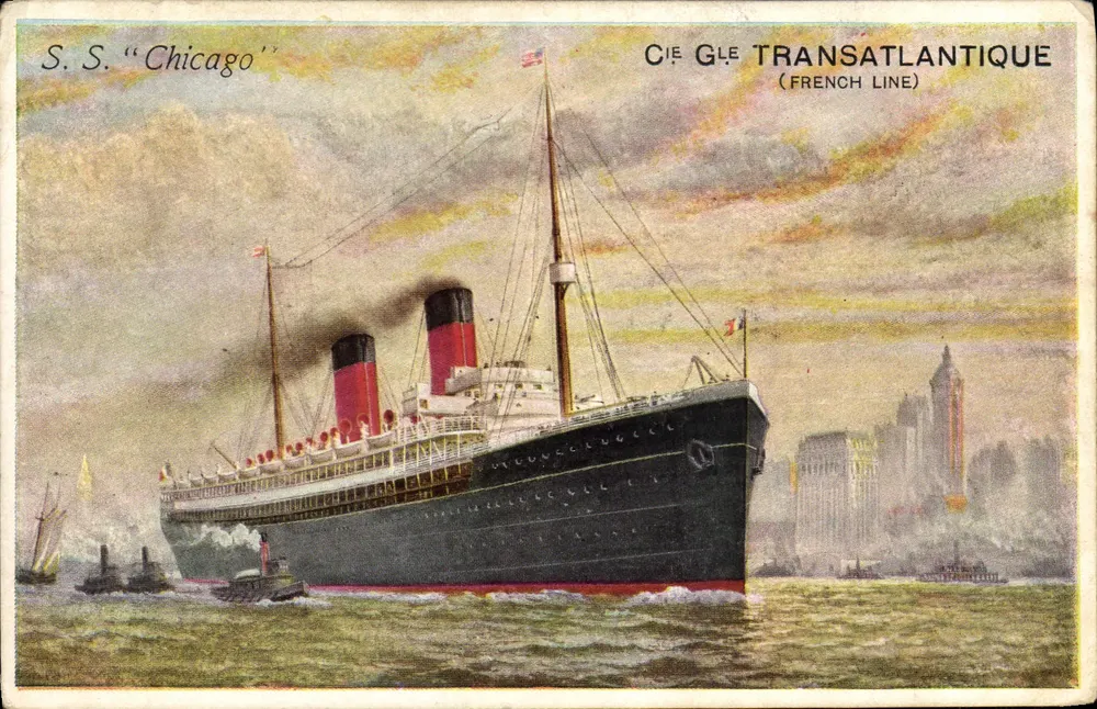 S.S. "Chicago" — G.L.E. Transatlantische Gesellschaft (French Line) — Verlag nicht sichtbar - Vorderseite