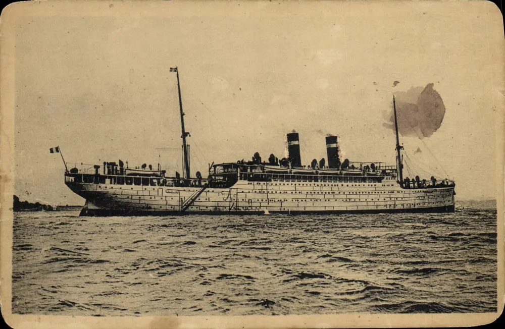 Dampfschiff Canada — Französische Dampfschifffahrts-Gesellschaft — Ausgabe F. N. Canada (26) - Vorderseite