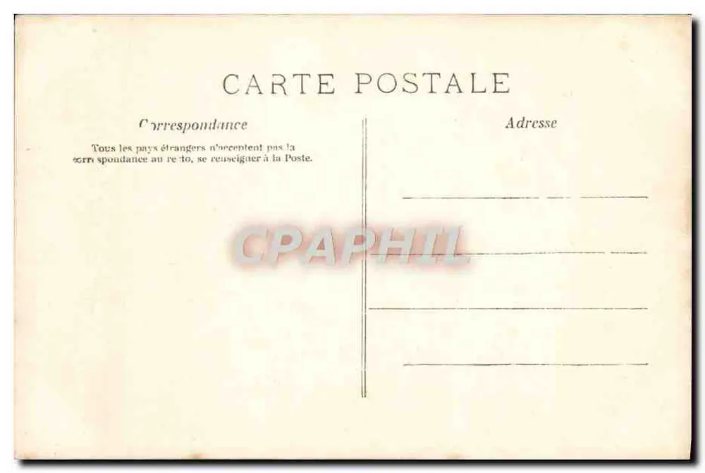 Junge Frau und Mann im Freien — M.F. Paris — Nr. III - Rückseite