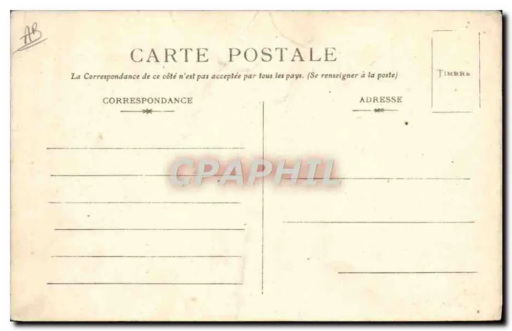 Avestruz — J. Geiser, Argel — n° 254 - Verso