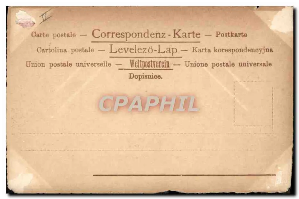 Junge Frau mit großem Schleierhut — Illustration — Verlag unbekannt - Rückseite