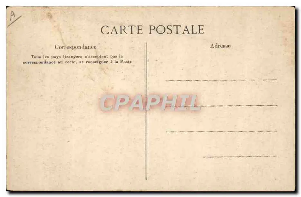 M. Fallières — Presidente da República — E. L. D. / Cliché Pirou - Verso