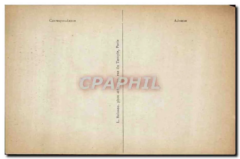 M. Gaston Doumergue — Presidente de la República — J. H. - Reverso