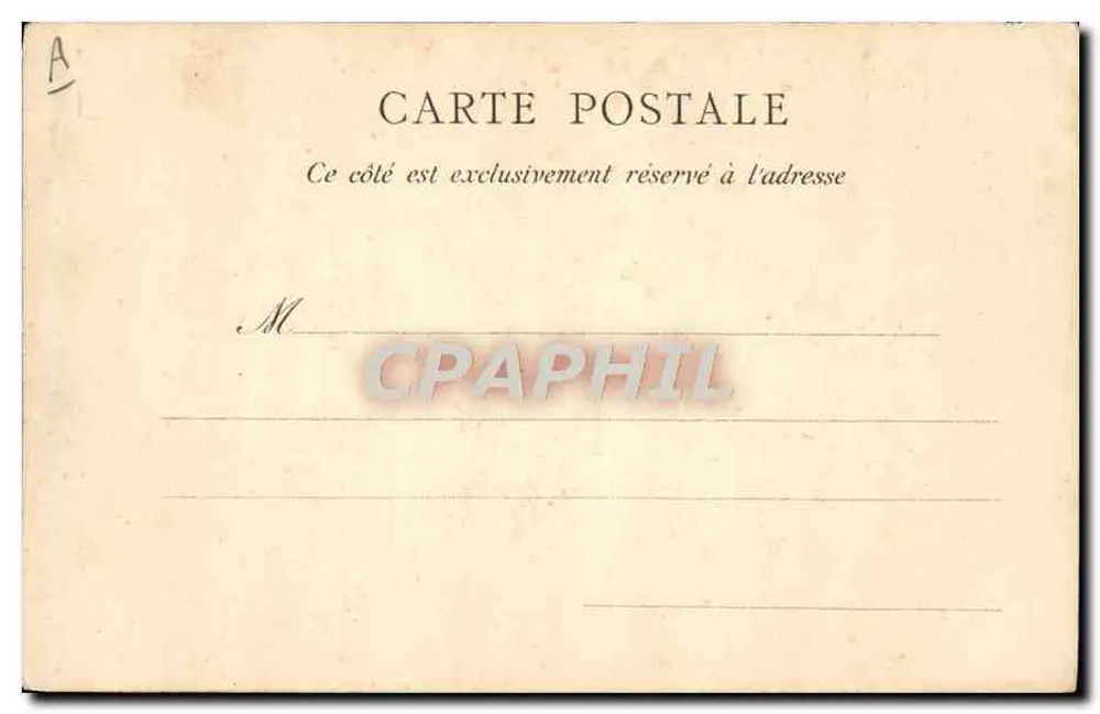 Émile Loubet, Präsident der Französischen Republik — offizielles Portrait — unbekannter Verleger - Rückseite
