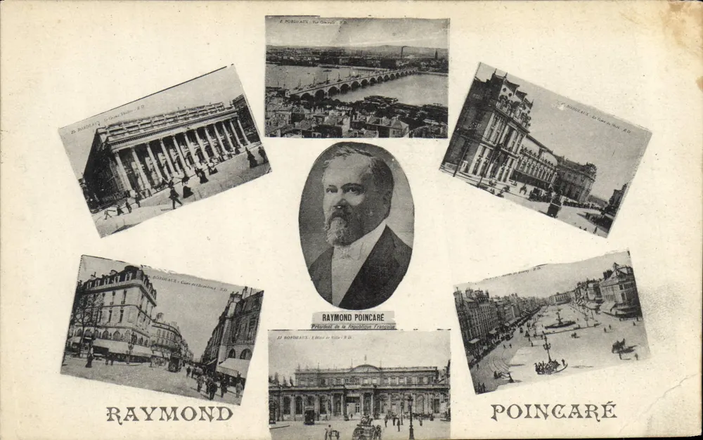 Raymond Poincaré — Präsident der Französischen Republik — Éditeur RAYMOND POINCARÉ - Vorderseite