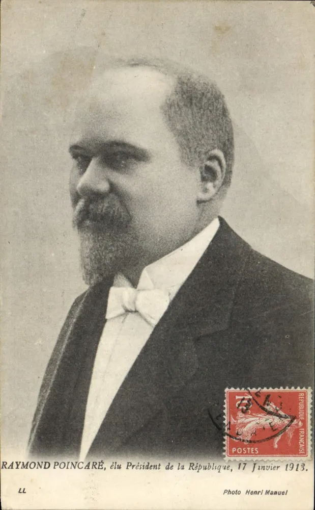 Raymond Poincaré, gewählter Präsident der Republik — 17. Januar 1913 — Foto Henri Manuel - Vorderseite