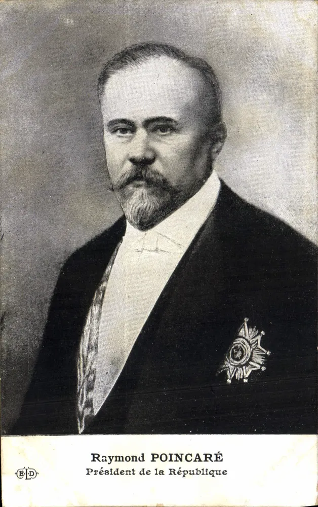 Raymond Poincaré — Präsident der Republik — Verlag E.P.D. - Vorderseite