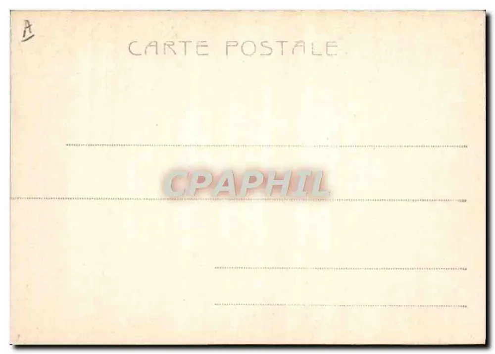 Apoteosi della Pace — Erinnerung an den Besuch des Präsidenten Loubet — Serie 4446 - Rückseite